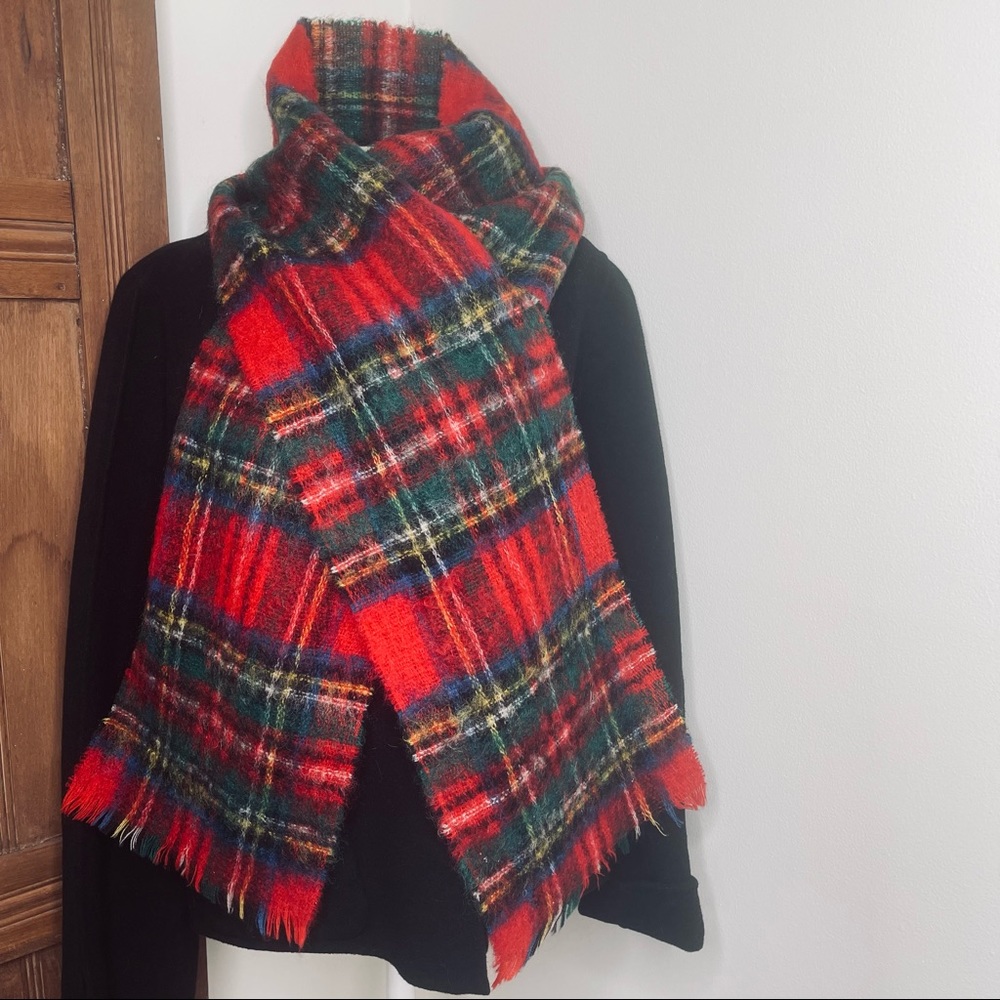 Vintage Scotland Wool and Mohair unisex Scarf